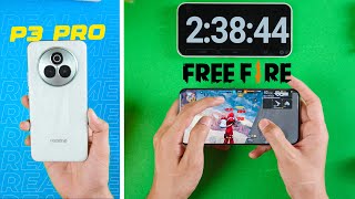 Realme P3 Pro FREEFIRE Gaming Test 🤯⚡️ | Heating and battery Drain Test