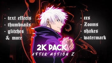 2K Pack For after motion z  || CC
