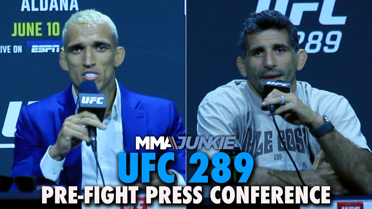 Video UFC 289 pre-fight press conference live stream