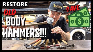 How To Restore & ReFinish Damaged Body Hammers!!!