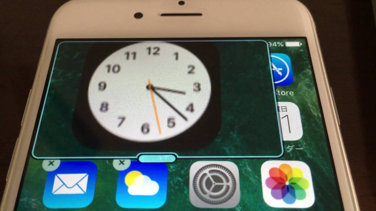 Iphoneの純正時計アプリの秒針の動き方を変える方法 Youtube
