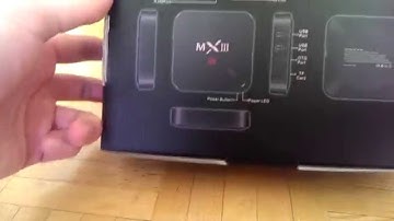 Android TV Box MX3 (MXIII) Unboxing
