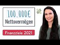 Finanzziele 2021: 100.000€ Nettovermögen, 35.000€ sparen // Finanzielle Freiheit & Frugalismus