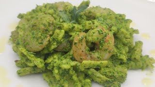 Pasta Gamberetti, Mandorle E Rucola