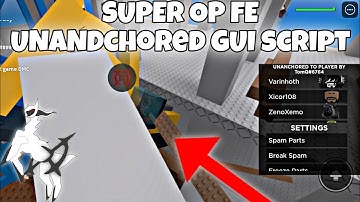[SUPER OP] *FE* SUPER OP BRING UNANDCHORED STUFF GUI SCRIPT!