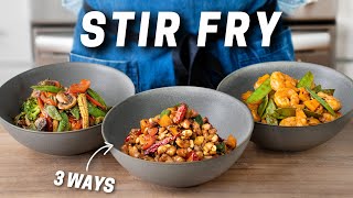 3 Quick & Easy No-Wok Stir Fry Recipes | WEEKNIGHTING