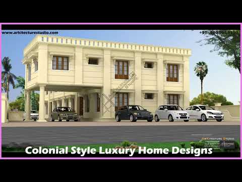 luxury-villa-,colonial-design,-architect-concept-design