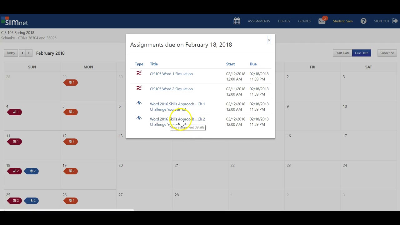 Simnet Assignment Log In SIMnet Assignment Extension - YouTube