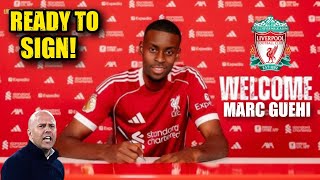 E OFICIAL A CHEGADA DE MARC GUEHI ESTA CONFIRMADA O LIVERPOOL CONCLUIU UMA GRAND