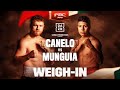 Canelo alvarez vs jaime munguia weigh in livestream