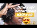 Trying a New Gel Wash n Go Combo | Natural Hair