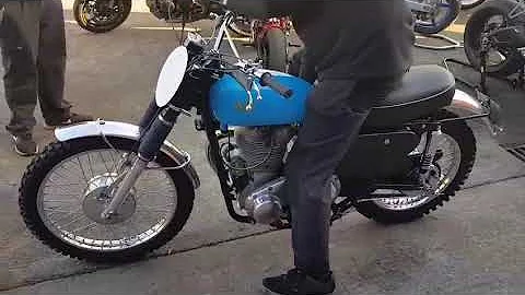 AJS 18cs exhaust note