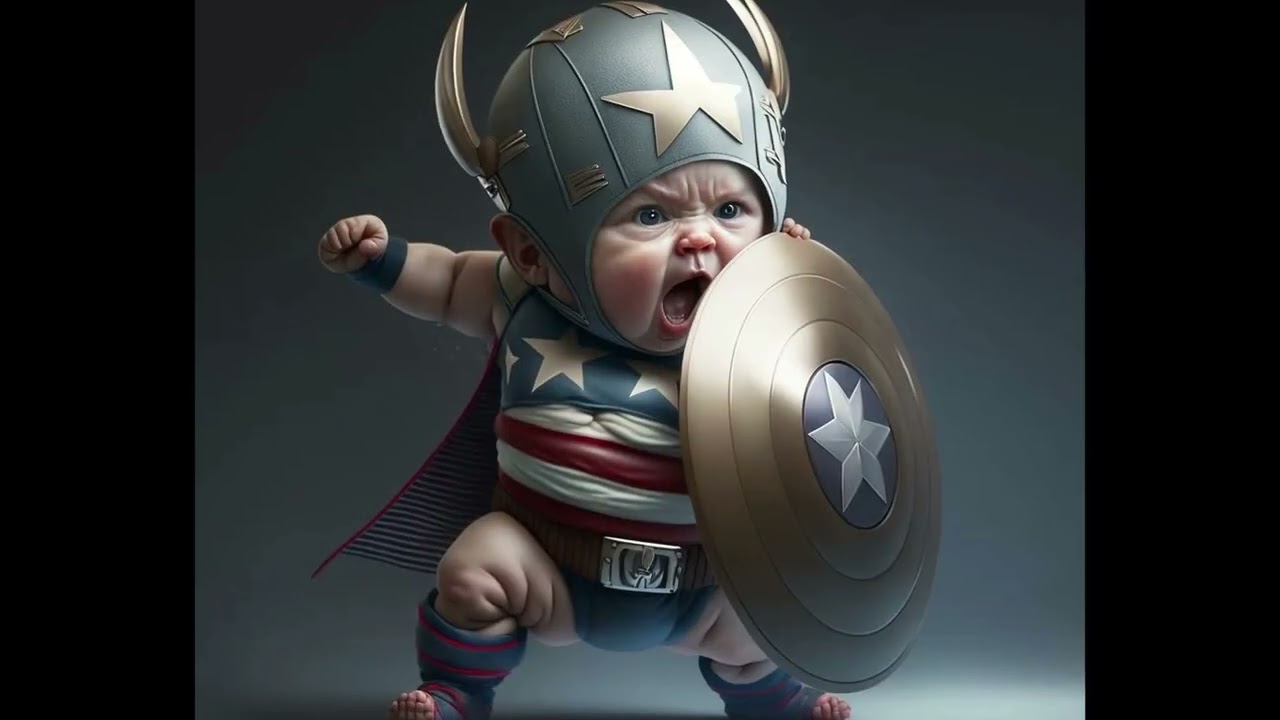 Mini Marvels: Avengers as Kids - Adorable Origins Unveiled! | AI generated art | Cute superheroes