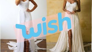 Cheap $20 Wedding dress from  Wish app review screenshot 4