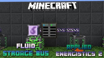 Fluid Storage Bus 📀 Minecraft Applied Energistics Tutorial 1.16.5 📀 English 📀 #Minecraft