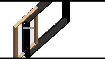 3D model in Autocad (Sliding Window)