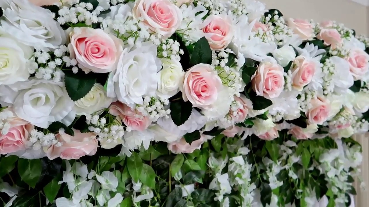 Pool Noodle Flower Backdrop