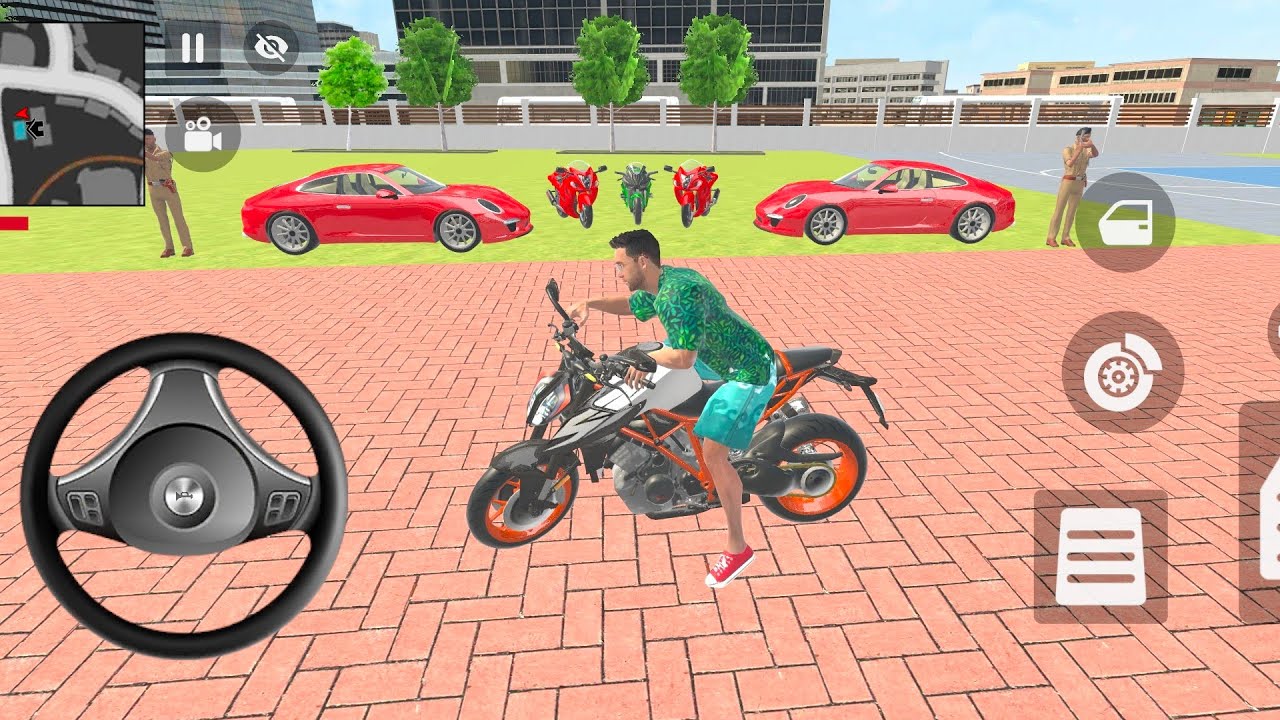 🎮 Franklin order by 2️⃣ Super Car and 2️⃣ Hayabusa bike 🔥 in Indian 🇮🇳 bike Theft Auto simulator 🎮..