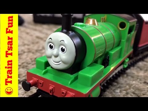 Thomas &amp; Friends Percy &amp; The Mail Train Hornby HO/OO Scale set 