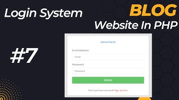 Php project | Blog website in php | Login system - 7 | CMS in php  #project #php #phpproject