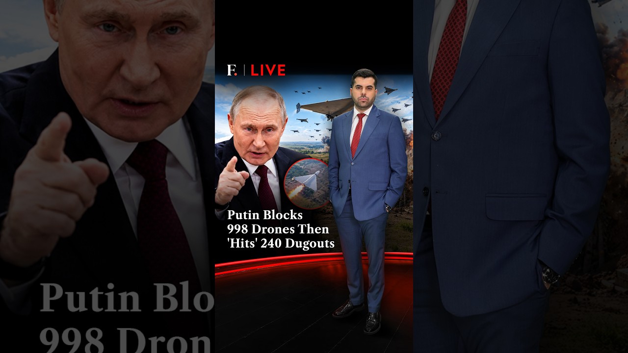 Russia Blocks 998 Drones, Then 'Hits' 240 Dugouts | Firstpost Live | N18G thumbnail