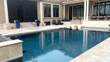 Travertine Pool Deck Remodel - Bluffton, SC