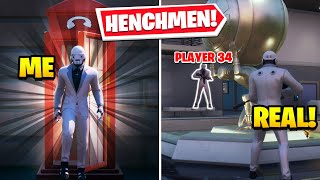 I Pretended To Be Vault Henchman in Fortnite!