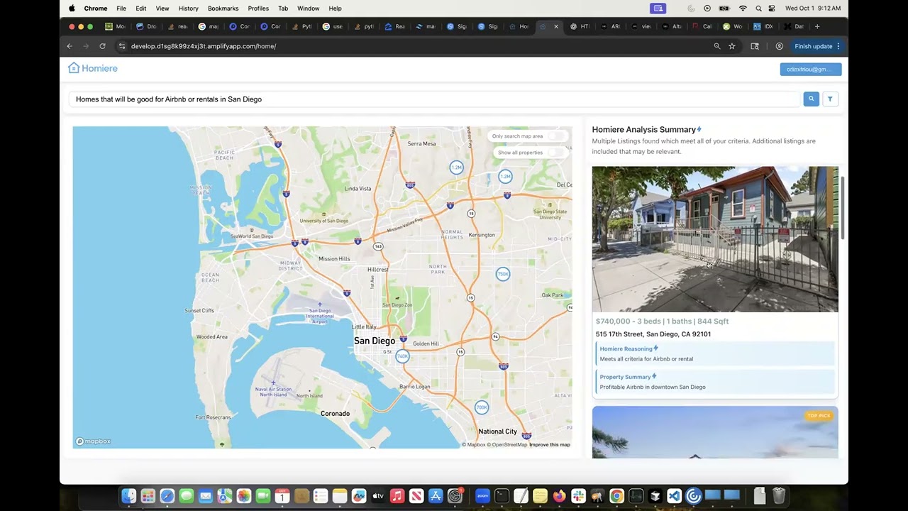 Homiere AI Home Search Tool
