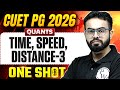 CUET PG One Shot | CUET PG 2026 Time, Speed, Distance-3 Preparation Strategy 2026