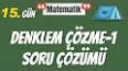 Denklemlerin Çözümü: Temel Yöntemler ile ilgili video