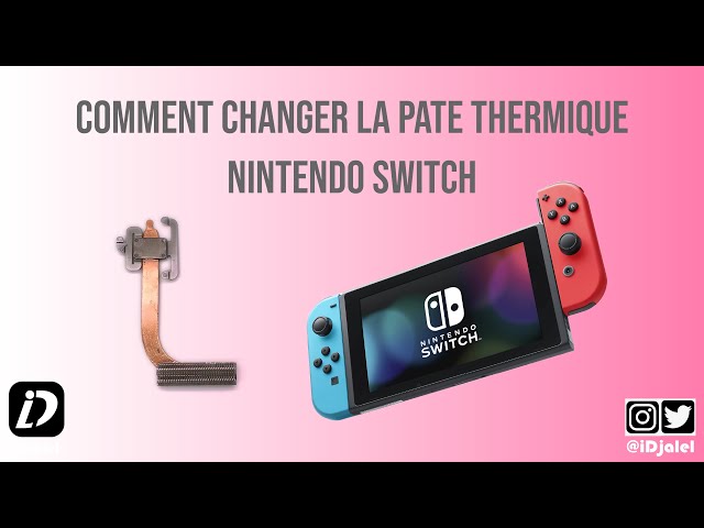 Application Pâte Thermique Nintendo Switch Lite