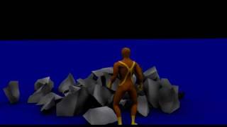 Famous 3D Character Test animation with rayfire Profile