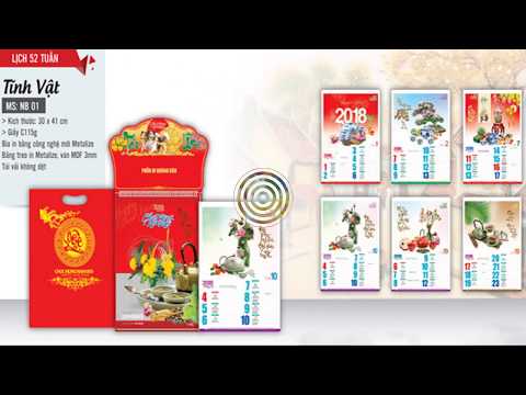 Video in lịch tết 2020 | xưởng in lịch tết giá rẻ tại đà nẵng - youtube