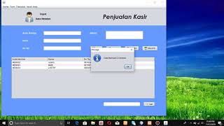 Sistem Program Penjualan | Netbeans 8.1