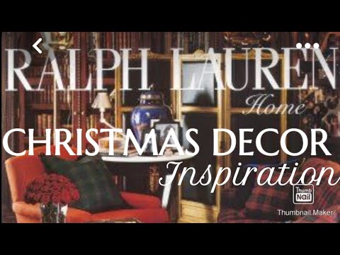 Christmas 2022 Ralph Lauren Inspired Decor - YouTube