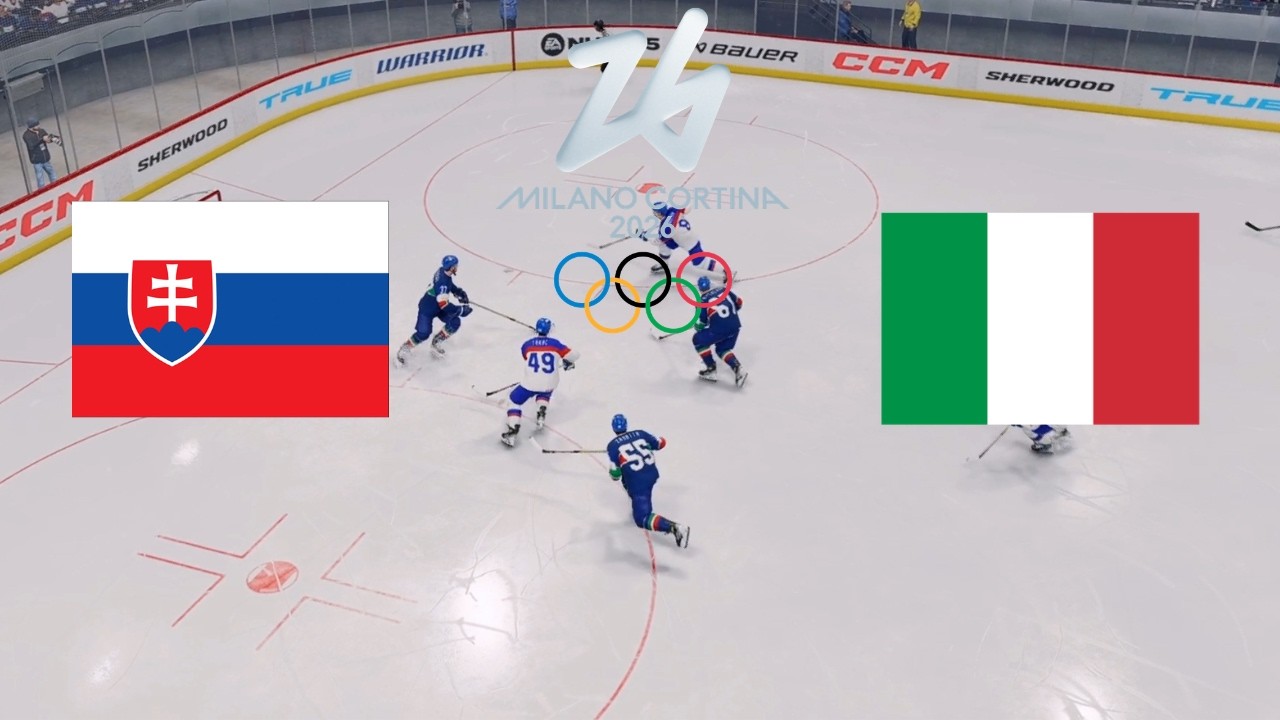NHL 25 - Zimné olympijské hry 2026 Slovensko vs Taliansko