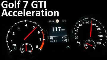 Golf 7 GTI Performance DSG Acceleration | Stock vs Stage 1