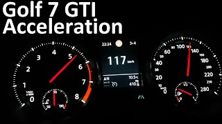 Golf 7 GTI Performance DSG Acceleration | Stock vs Stage 1 screenshot 4