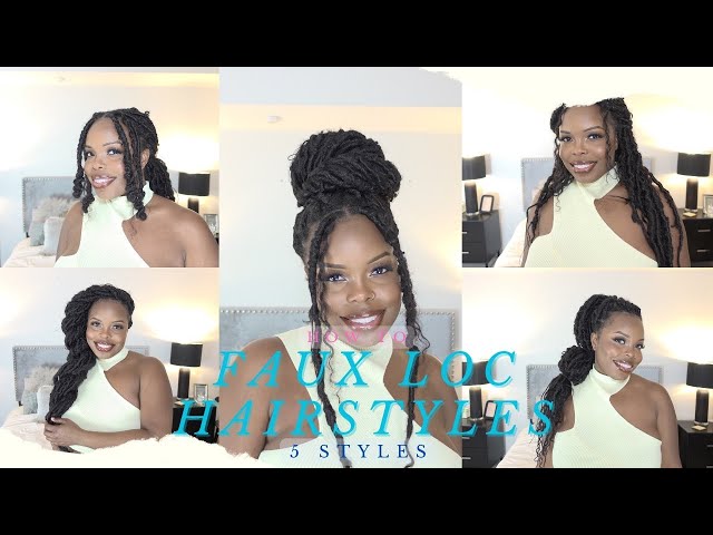 How to Style Faux Locs (5 Styles for Soft Locs, Braids, and Twist