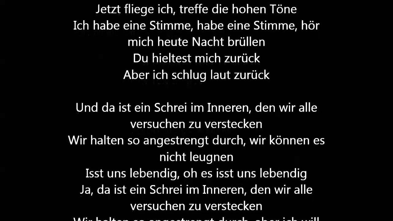 Set It All Free Lyrics Deutsch