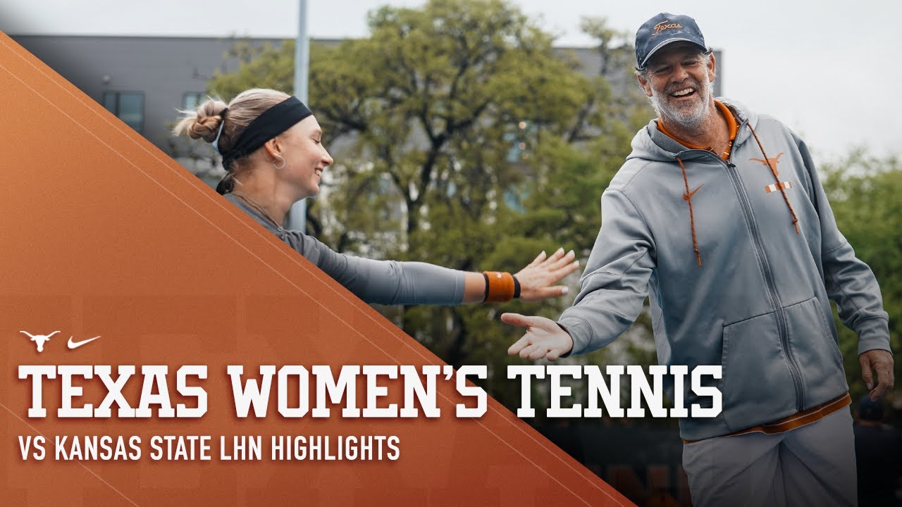 Texas Women's Tennis vs Kansas State LHN Highlights [March 24, 2024]