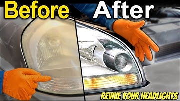 RESTORE Your Foggy Headlights to LIKE NEW in Minutes with EASY Fix