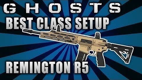 COD: Ghosts - REMINGTON R5 Best Class Setup + Gameplay!!(27-10)