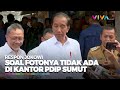 Respons Jokowi soal Fotonya Tak Ada di Ruang Rakor PDIP Sumut