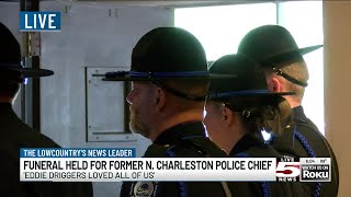 VIDEO: Funeral held for former N. Charleston Police Chief Eddie Driggers