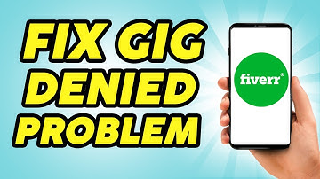 How to Fix Fiverr gig Denied Problem - 2024