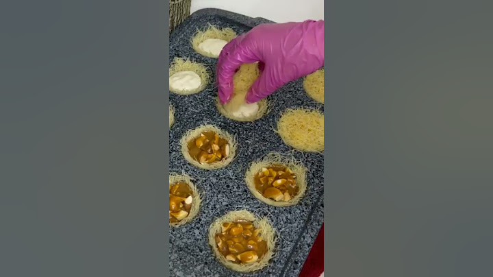 ميني كنافة مميزة بحشوات مختلفة