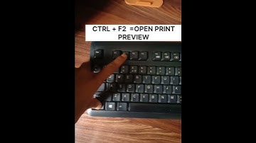 ctrl+ F2 open print preview#please_subscribe_my_channel