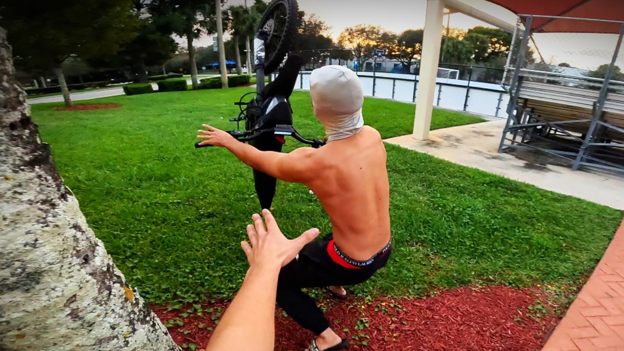 He Tried Stealing My Bike - YouTube