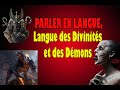 Parler en langue langue des divinites et des demons 